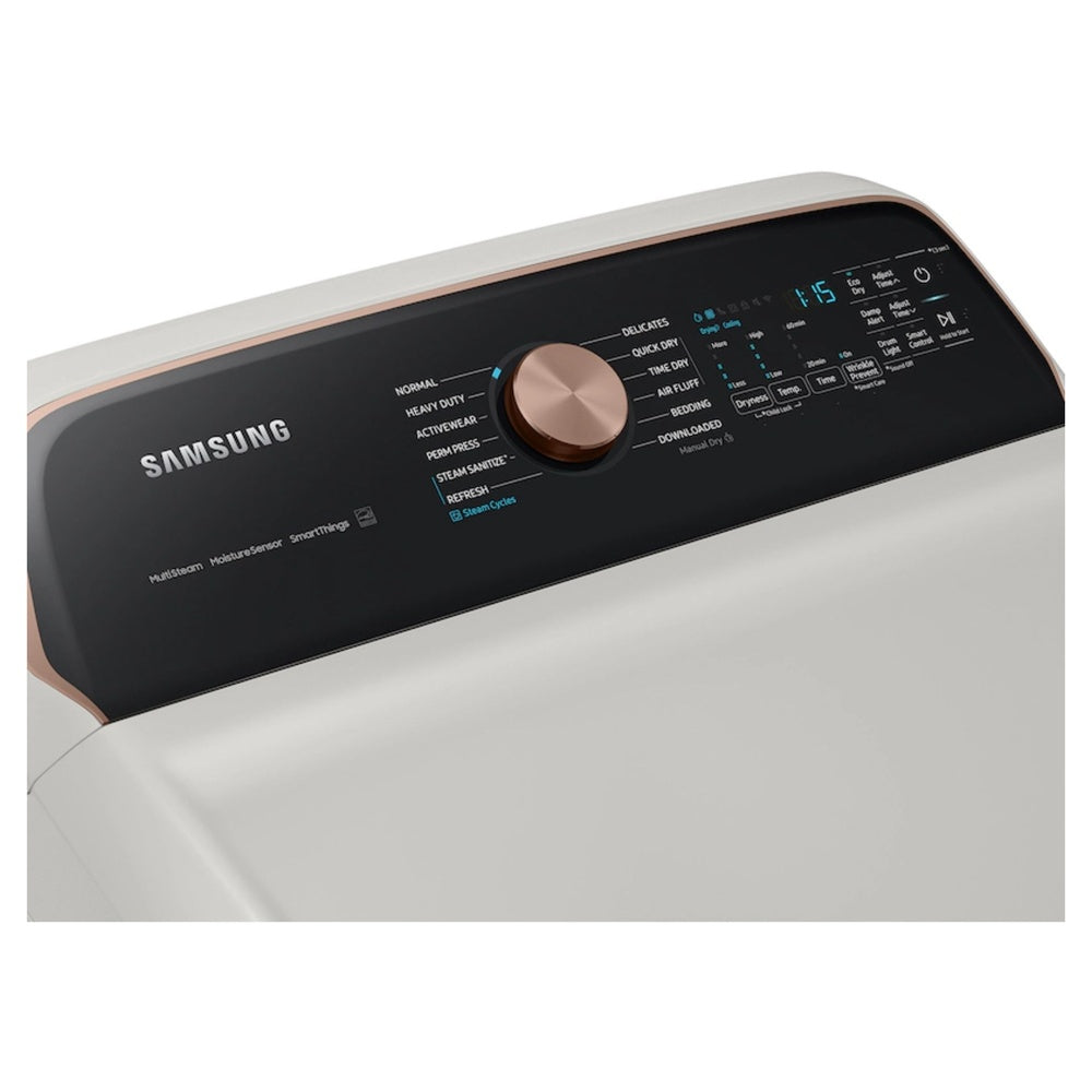 Samsung Top Load Gas Dryer Steam Sanitize+  Sensor Dry  7.4 cu.ft.