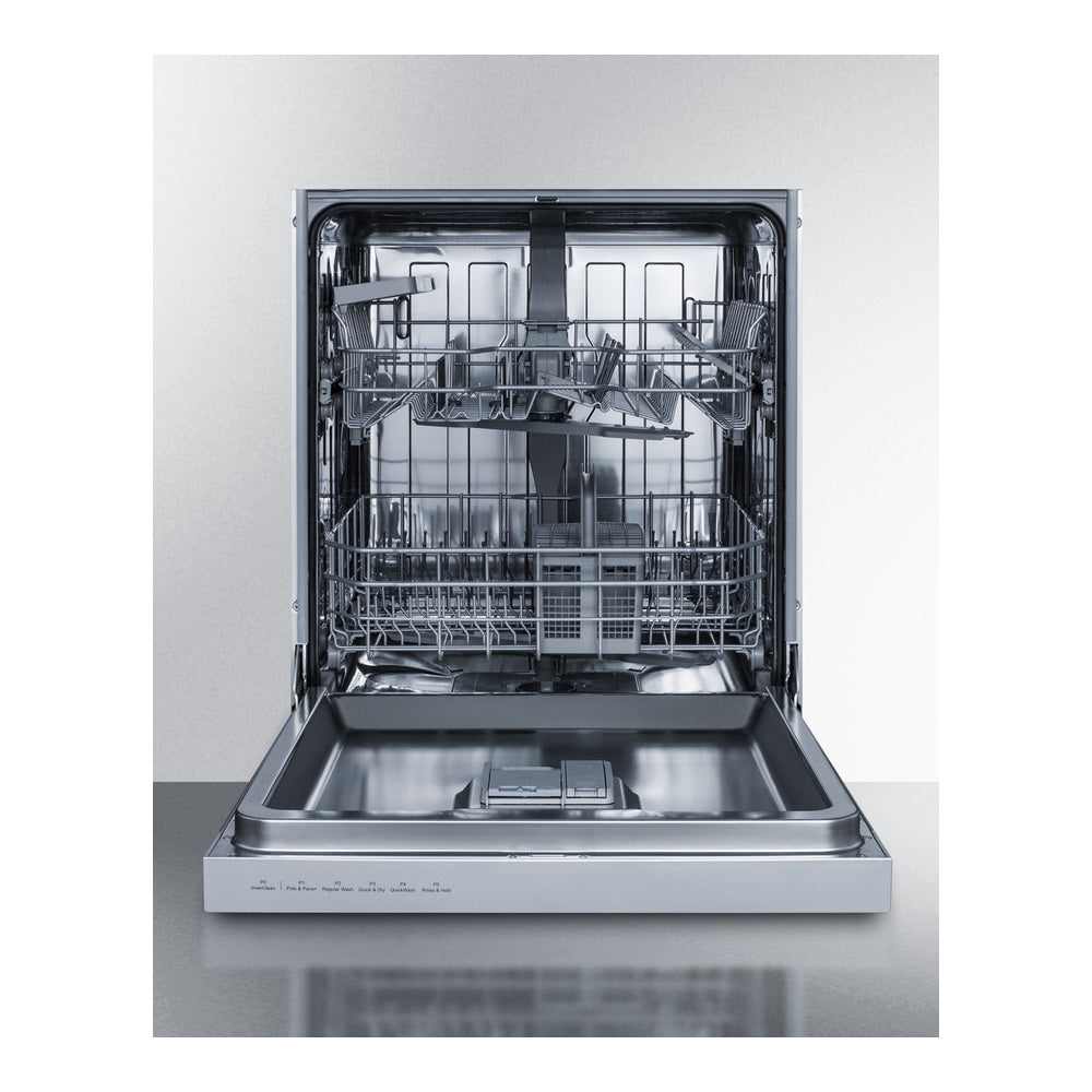 Summit 24" Wide Built-in Dishwasher, ADA Compliant