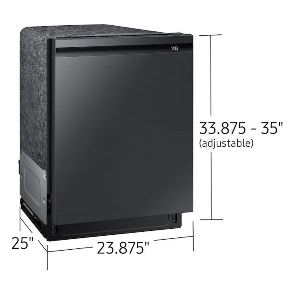 Samsung AutoRelease Smart 42dBA Dishwasher with StormWash+™ and Smart Dry in Black Stain