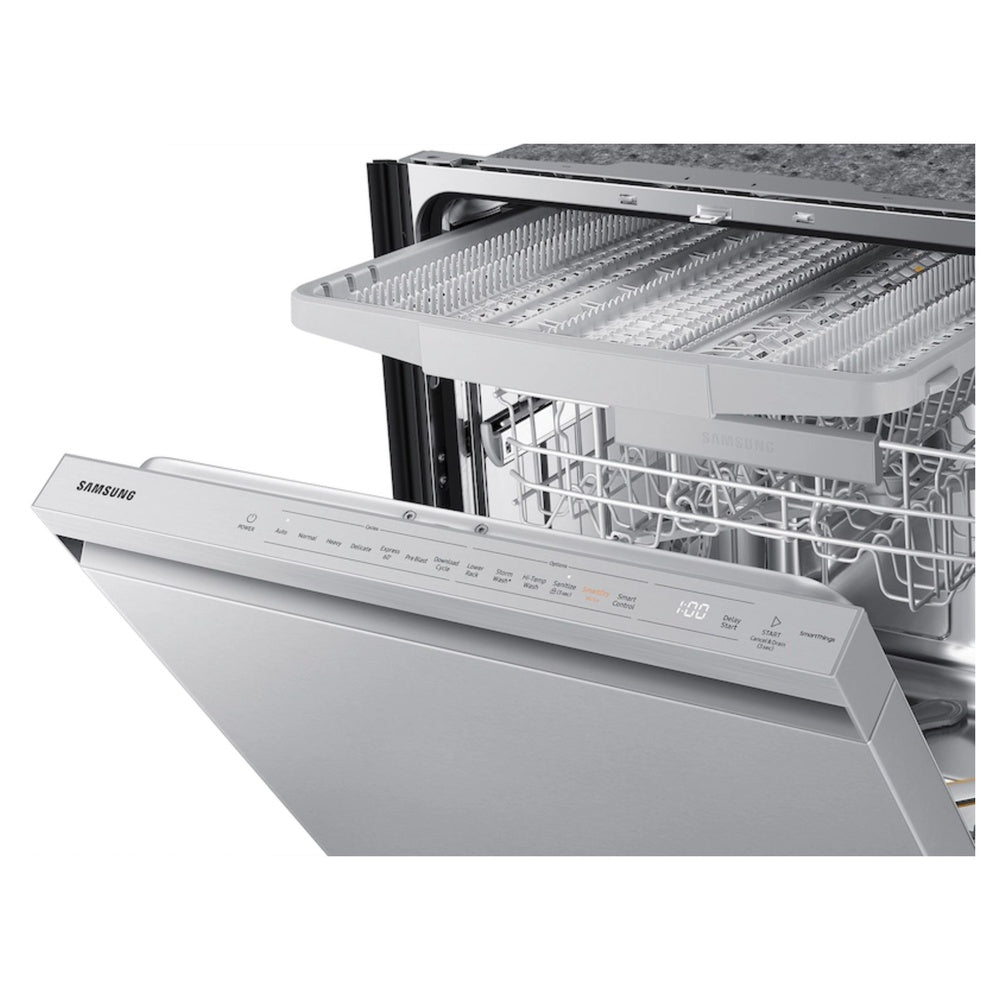 Samsung AutoRelease Smart 42dBA Dishwasher with StormWash+™ and Smart Dry in Stainless S