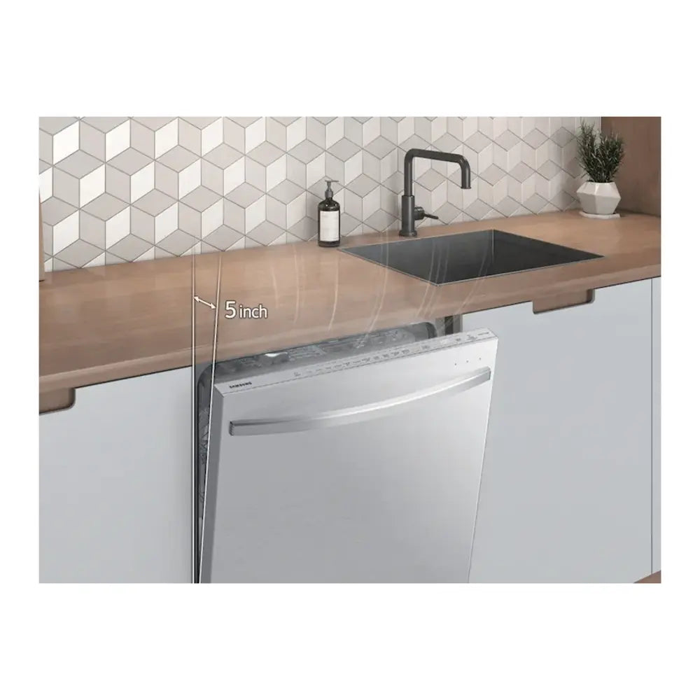 Samsung AutoRelease Smart 42dBA Dishwasher with StormWash+™ and Smart Dry in Stainless S