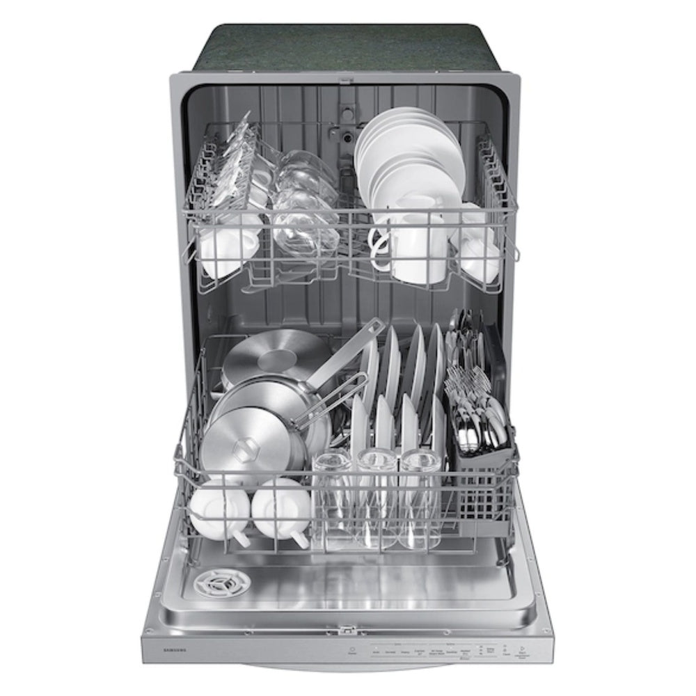 Samsung Dishwasher with Height-Adjustable Rack Fingerprint Resistant  Digital Leak Senso