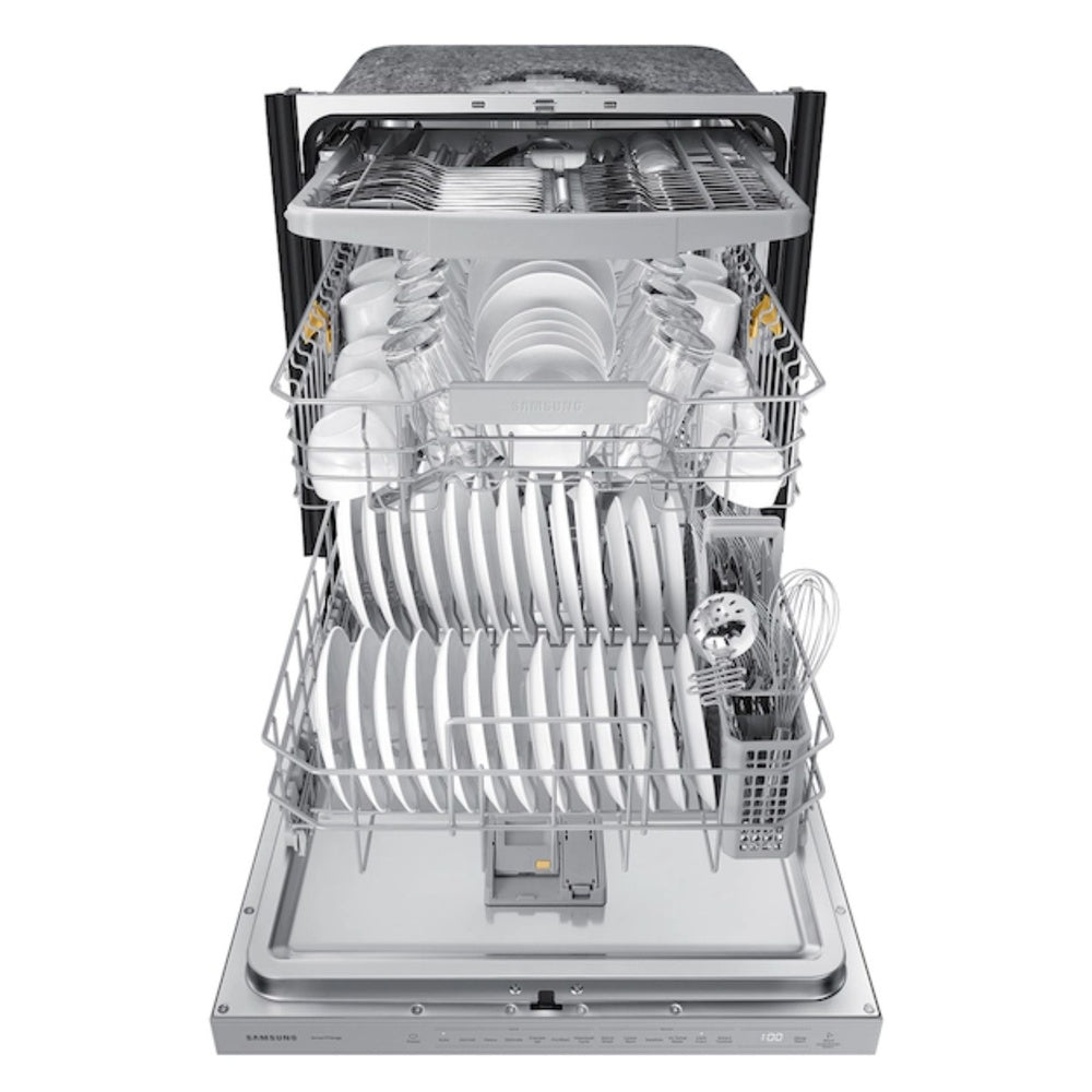 Samsung AutoRelease Smart 46dBA Dishwasher with StormWash™ in Stainless Steel