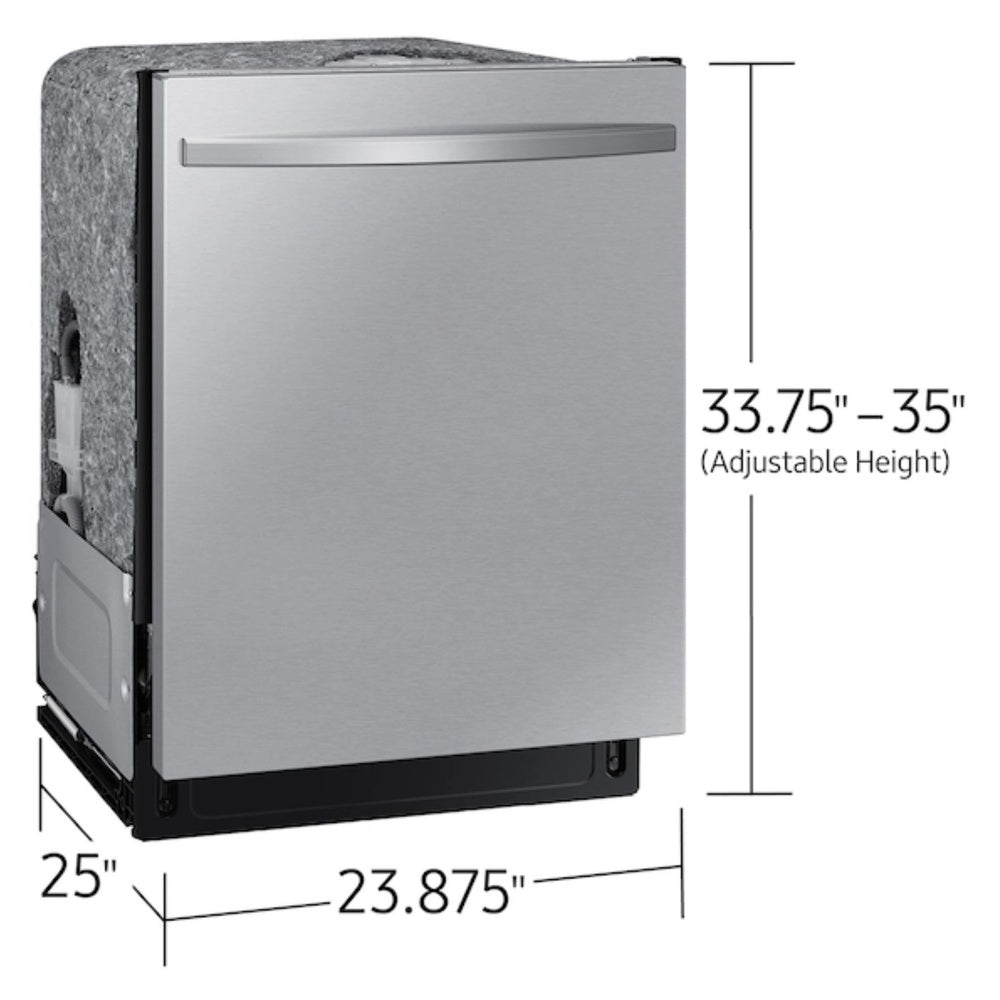 Samsung AutoRelease Smart 46dBA Dishwasher with StormWash™ in Fingerprint Resistant Stai