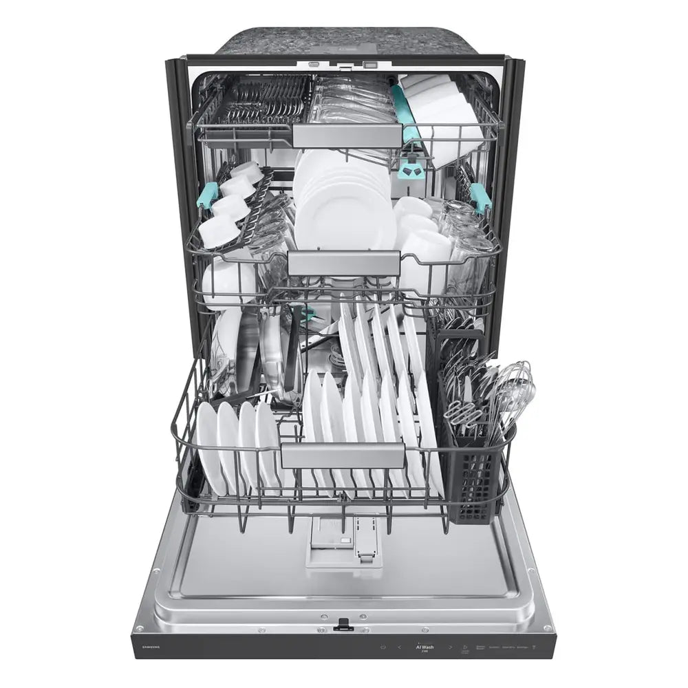 Samsung Bespoke AI Smart Dishwasher AI Wash & 3rd Rack Washing System  AutoRelease™ Door