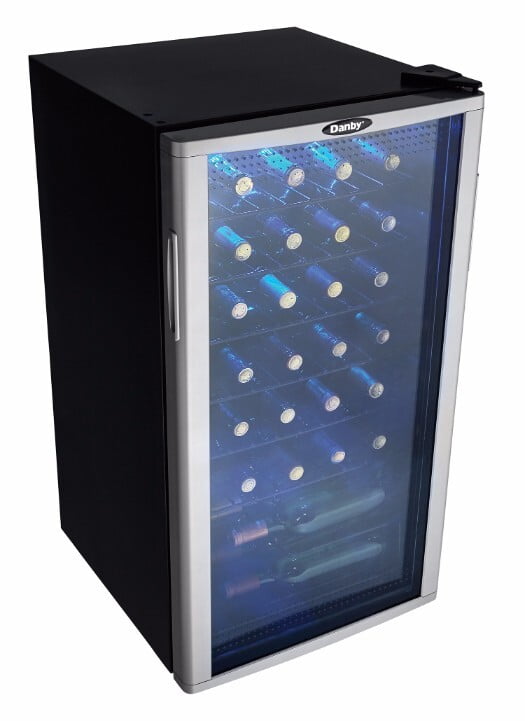 Danby Danby 36 Bottle Free-Standing Wine Cooler in Platinum