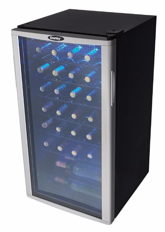 Danby Danby 36 Bottle Free-Standing Wine Cooler in Platinum