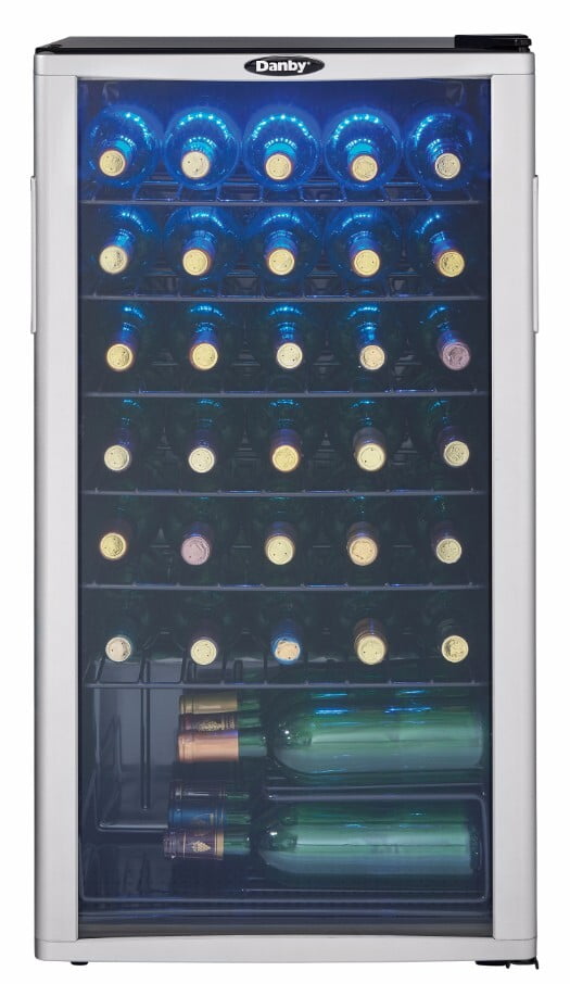 Danby Danby 36 Bottle Free-Standing Wine Cooler in Platinum