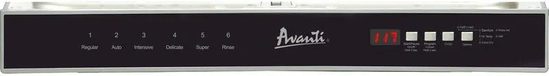 Avanti Avanti 18" Built In Dishwasher
