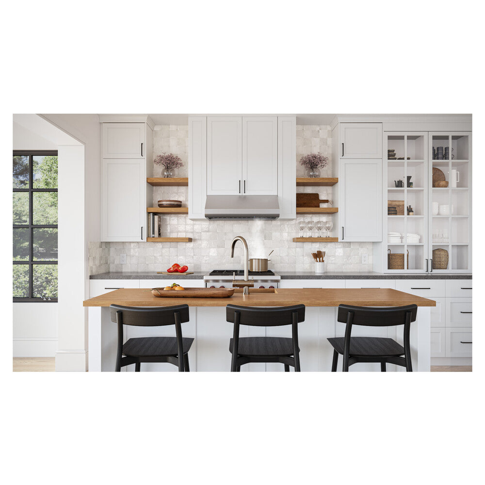 Broan Broan 650 Max Blower CFM, 0.3 Sones 30-Inch Stainless Steel Pro-Style Range Hood