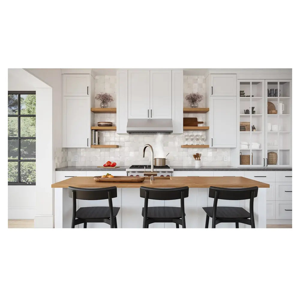 Broan Broan 650 Max Blower CFM, 0.3 Sones 36-Inch Stainless Steel Pro-Style Range Hood