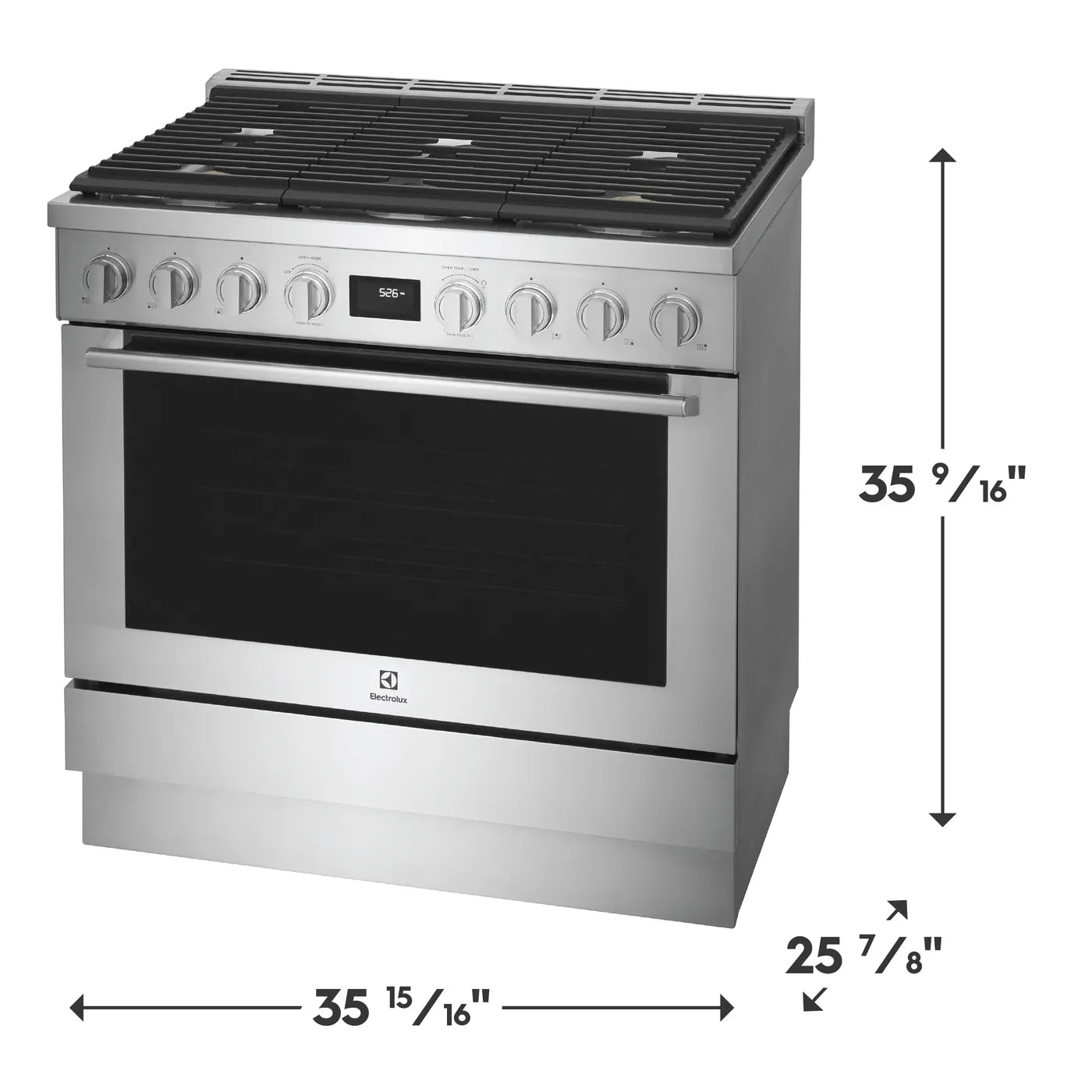 Electrolux 36" Dual-Fuel Freestanding Range