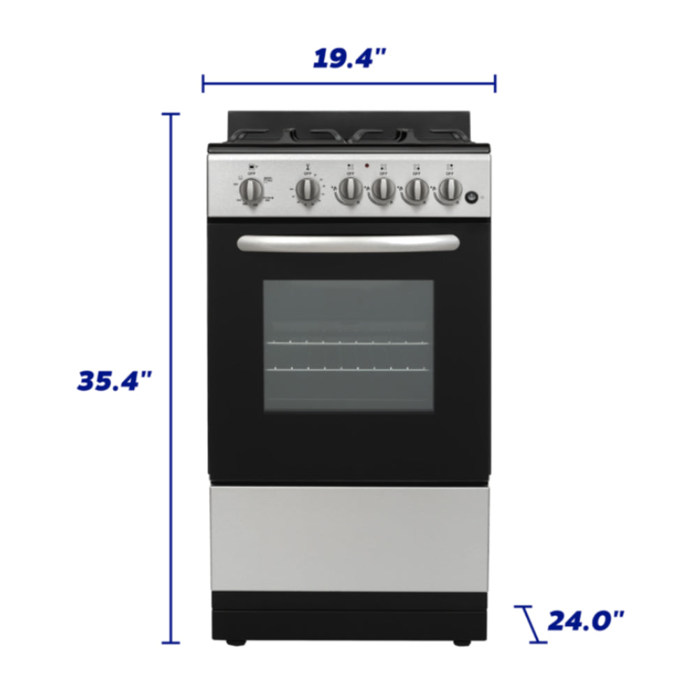 Element Element 1.9 Cu. Ft. 20 Gas Range - Stainless Steel (EGR204MCCS)