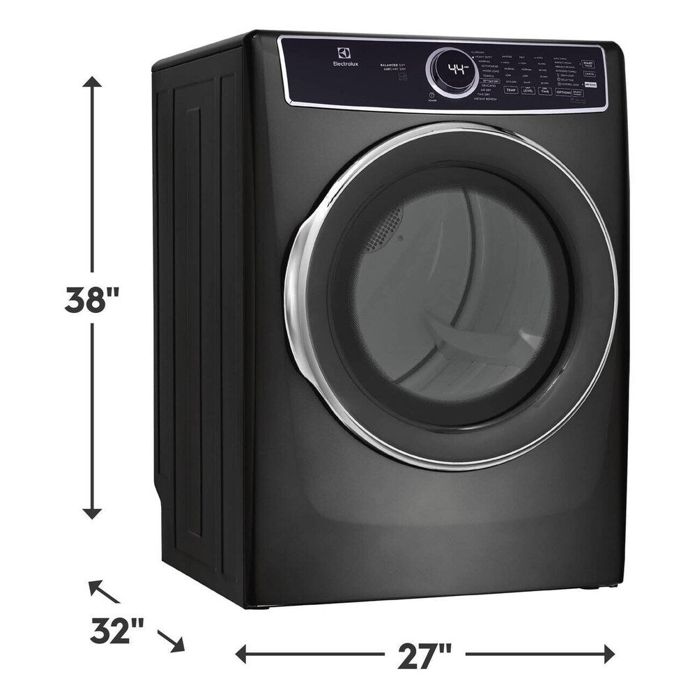 Electrolux Front Load Perfect Steam™ Electric Dryer with Predictive Dry™ and Instant Refres