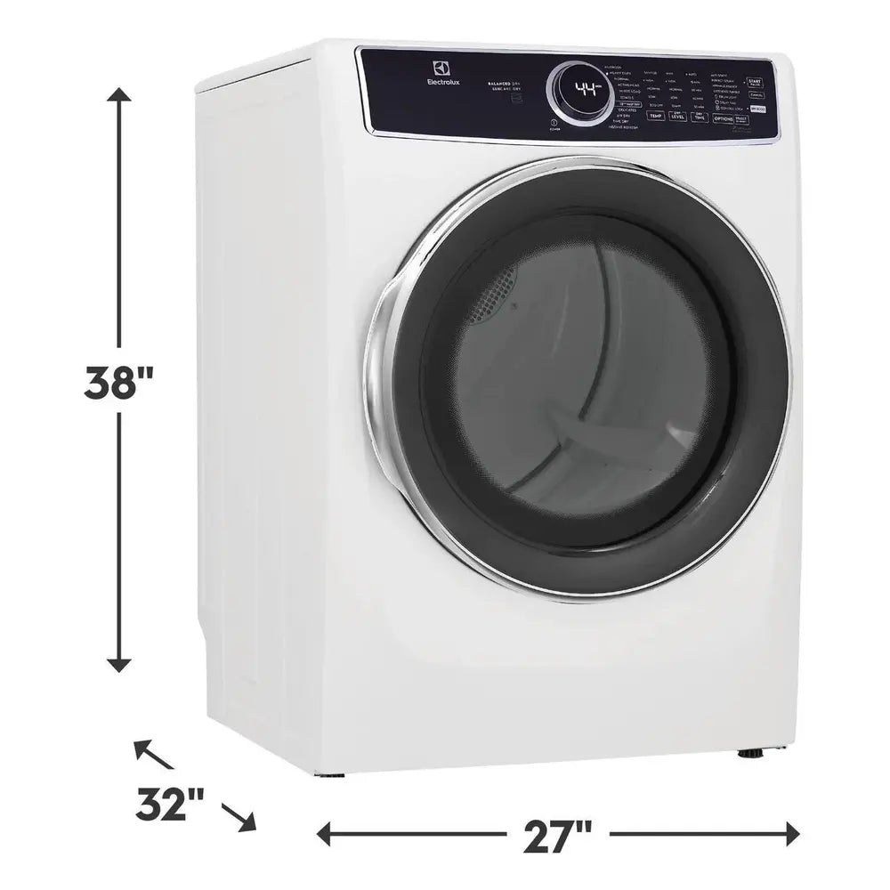 Electrolux Front Load Perfect Steam™ Electric Dryer with Predictive Dry™ and Instant Refres