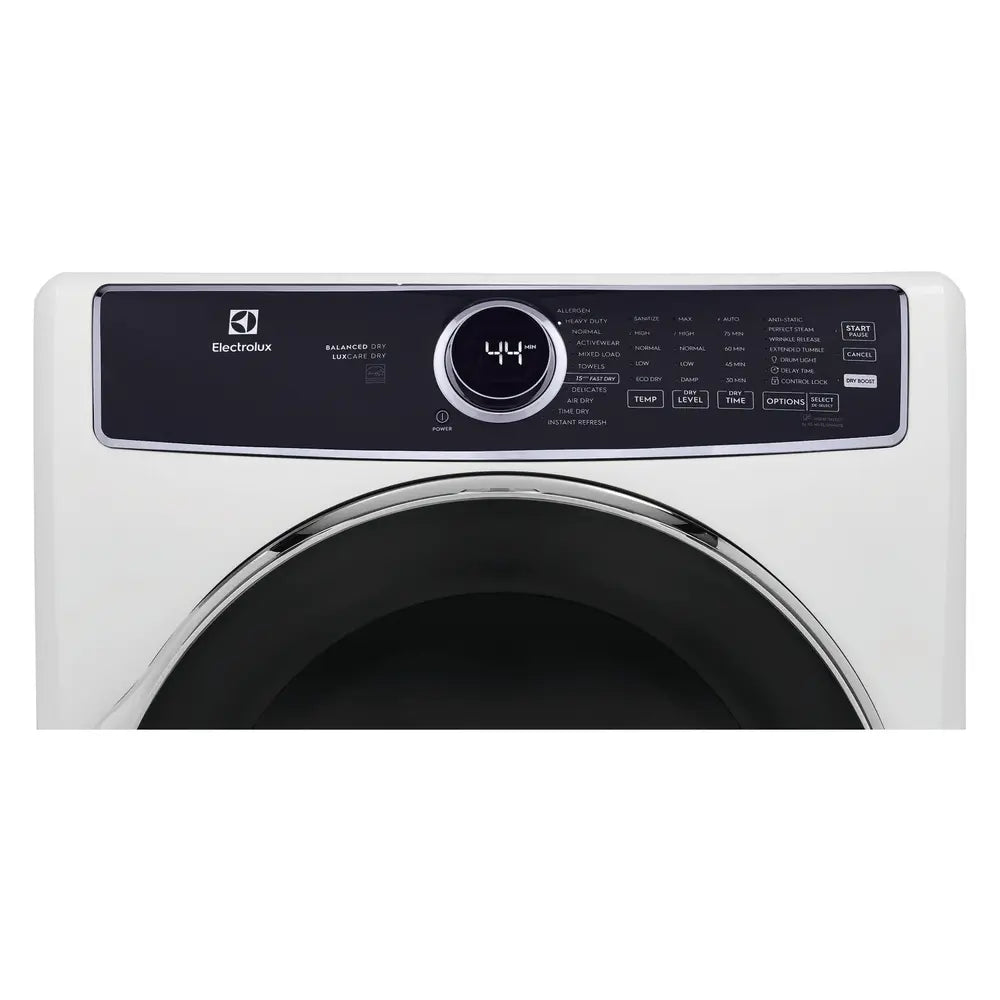Electrolux Front Load Perfect Steam™ Electric Dryer with Balanced Dry™ and Instant Refresh 