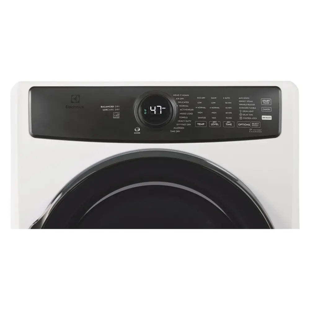 Electrolux Front Load Perfect Steam™ Electric Dryer with Balanced Dry™ and Instant Refresh 
