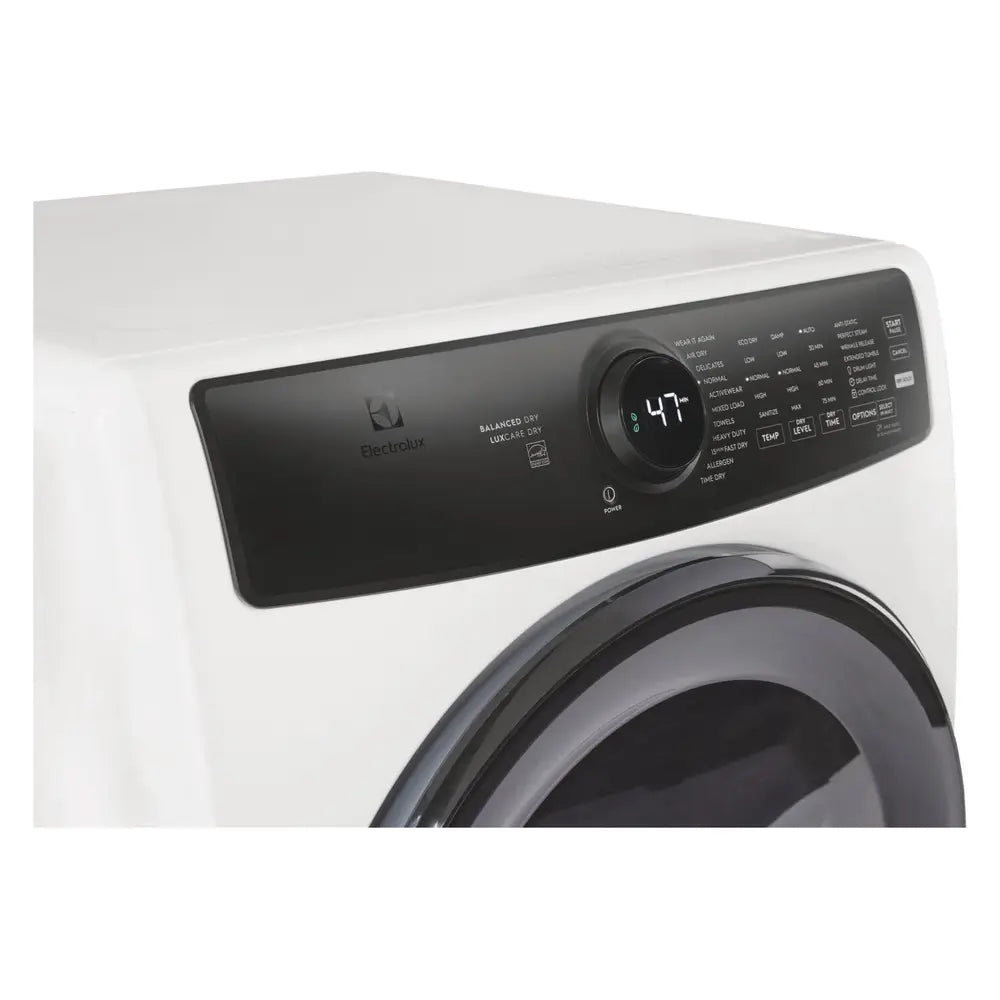 Electrolux Front Load Perfect Steam™ Electric Dryer with Balanced Dry™ and Instant Refresh 