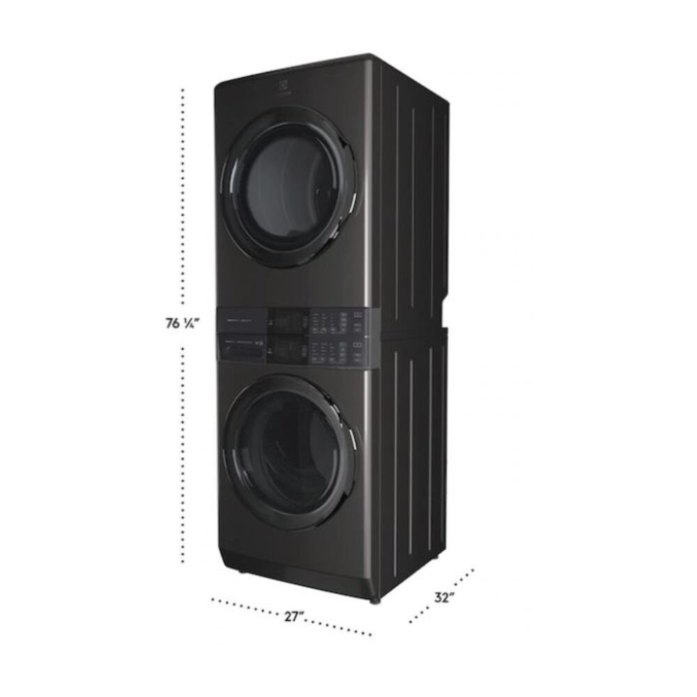 Electrolux Laundry Tower Single Unit Front Load 4.5 Cu. Ft. Washer & 8 Cu. Ft. Electric Dry