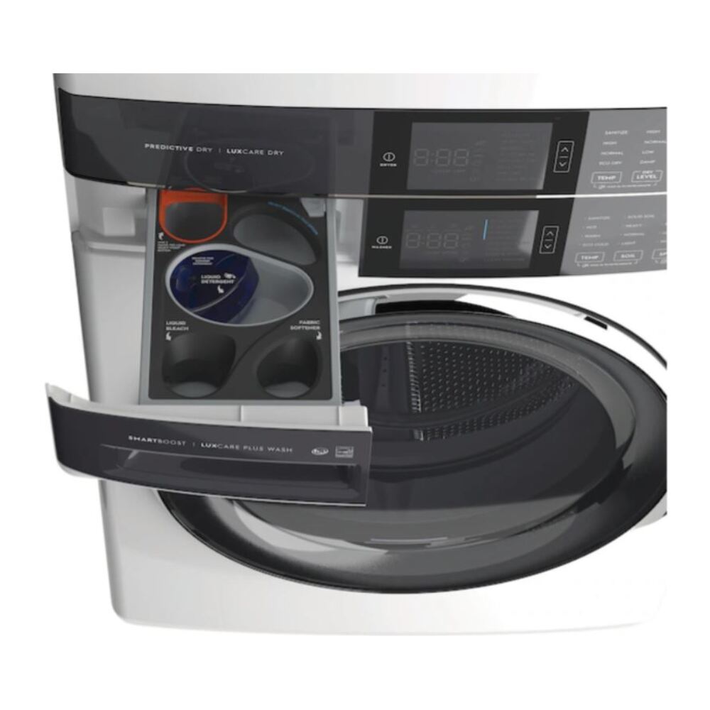 Electrolux Laundry Tower Single Unit Front Load 4.5 Cu. Ft. Washer & 8 Cu. Ft. Electric Dry