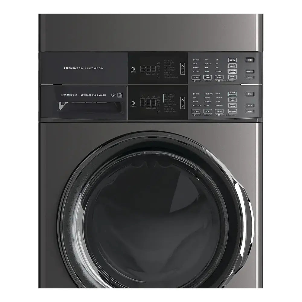 Electrolux Laundry Tower Single Unit Front Load 4.5 Cu. Ft. Washer & 8 Cu. Ft. Gas Dryer