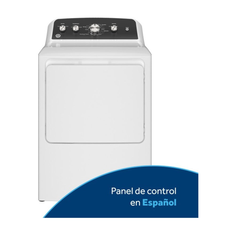 GE GE® 7.2 cu. ft. Capacity Gas Dryer with Spanish Panel and Up To 120 ft. Venting