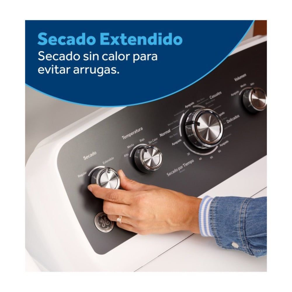 GE GE® 7.2 cu. ft. Capacity Gas Dryer with Spanish Panel and Up To 120 ft. Venting