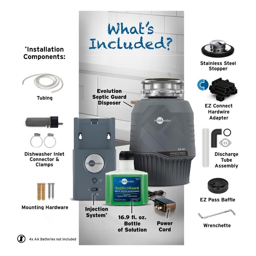 Insignia EVOLUTION SEPTIC GUARD GARBAGE DISPOSAL 3/4 HP