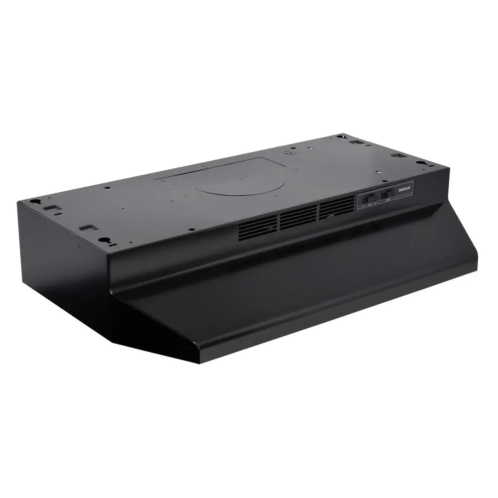 Broan Broan® 36-Inch Convertible Under-Cabinet Range Hood, 230 Max Blower CFM, Black