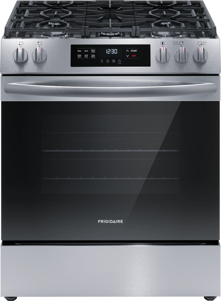 Frigidaire 30" Front Control Gas Range with Quick Boil