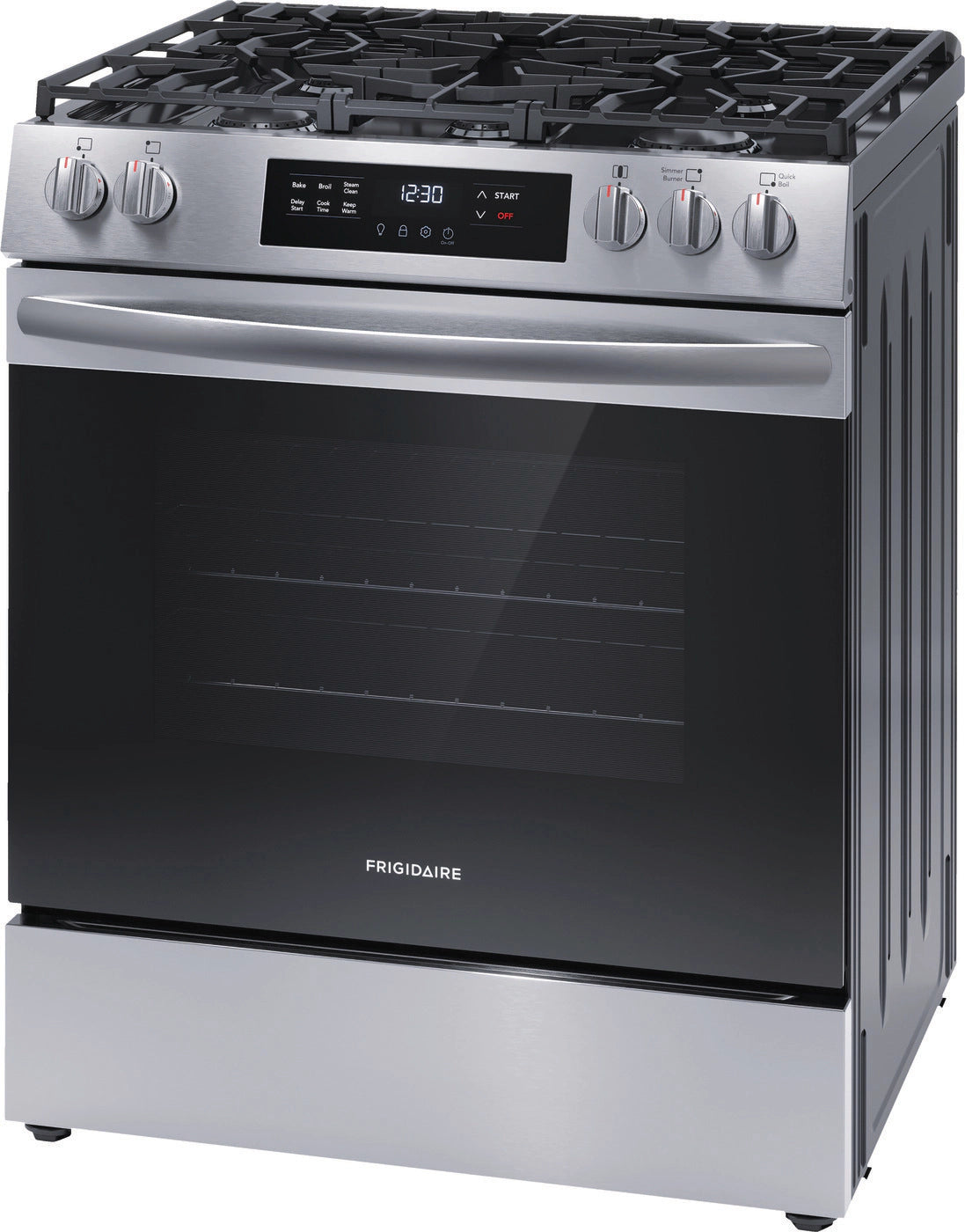 Frigidaire 30" Front Control Gas Range with Quick Boil