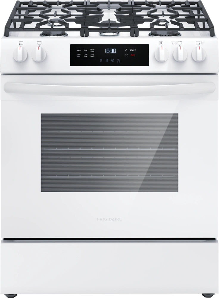 Frigidaire 30" Front Control Gas Range with Quick Boil