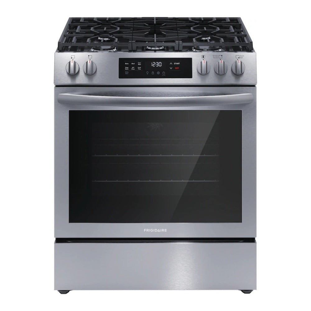 Frigidaire 30" Front Control Gas Range with Convection Bake