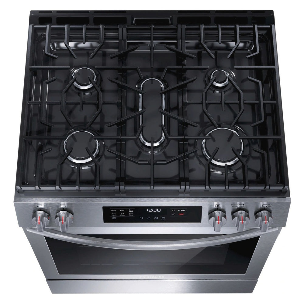 Frigidaire 30" Front Control Gas Range with Convection Bake