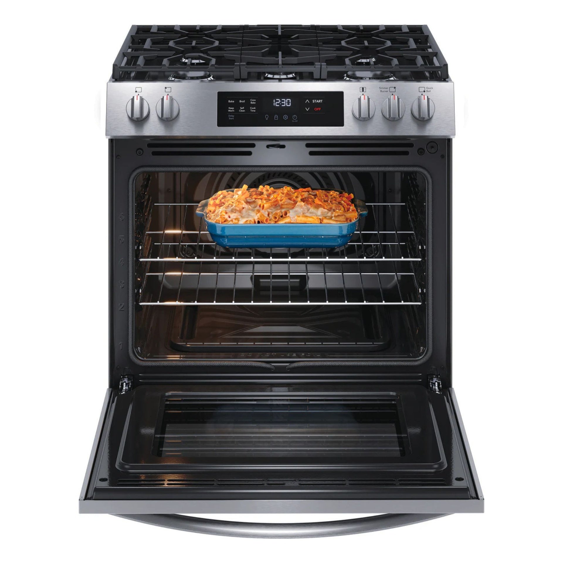 Frigidaire 30" Front Control Gas Range with Convection Bake