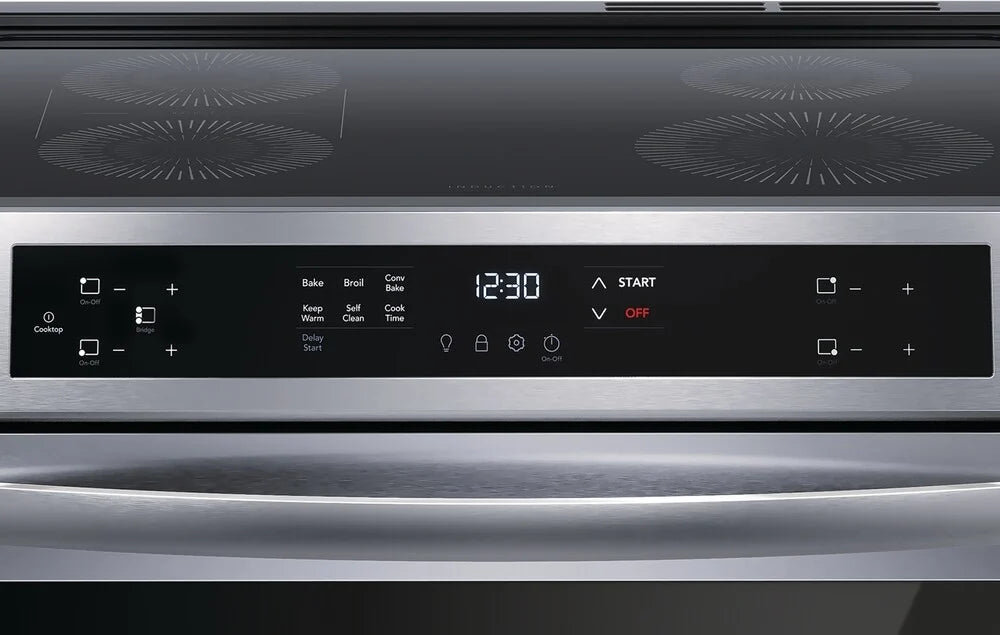 Frigidaire 30" Front Control Induction Range with Convection Bake