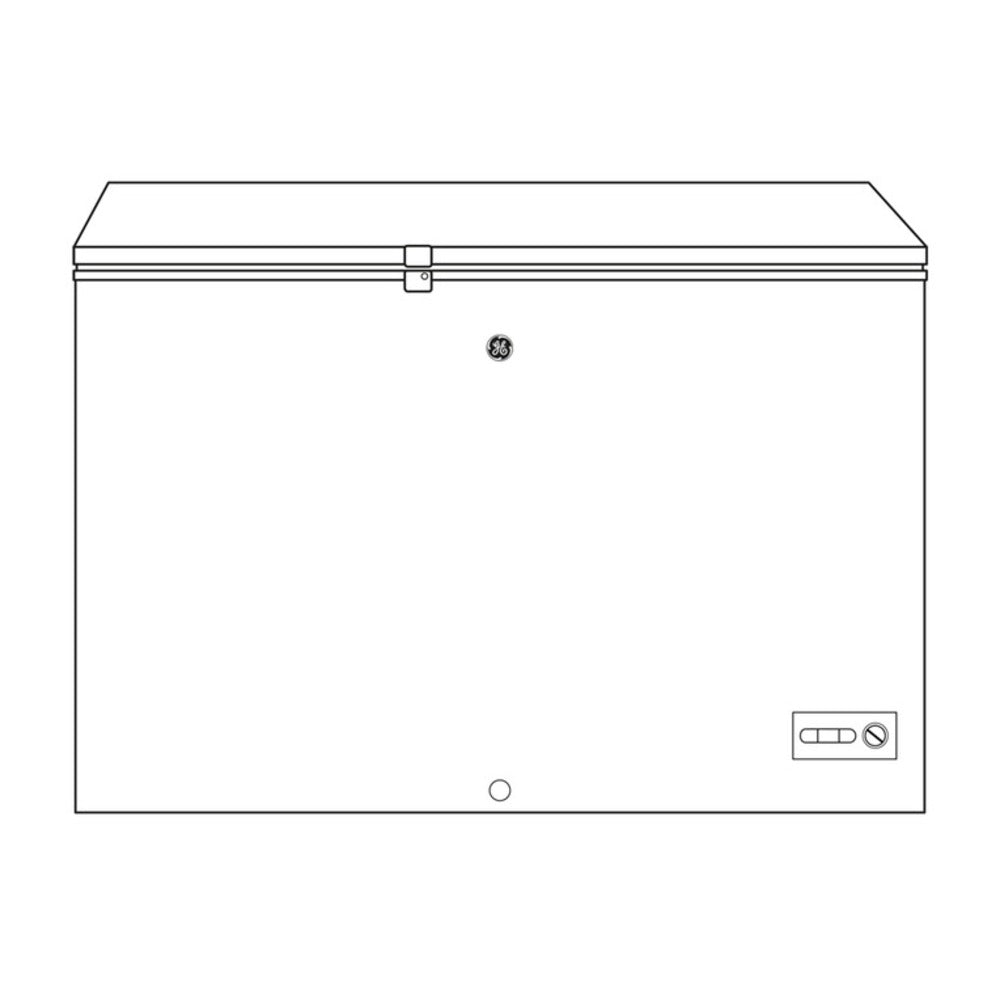 GE GE® 10.7 Cu. Ft. Manual Defrost Chest Freezer