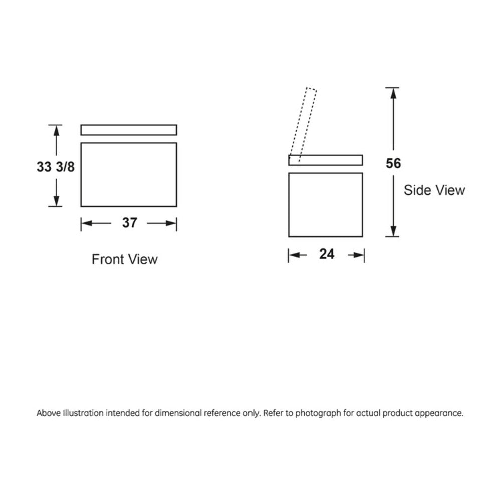 GE GE 8.8 Cu. Ft. Manual Defrost Chest Freezer