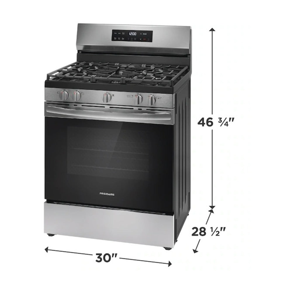Frigidaire 30" Gas Range with Quick Boil