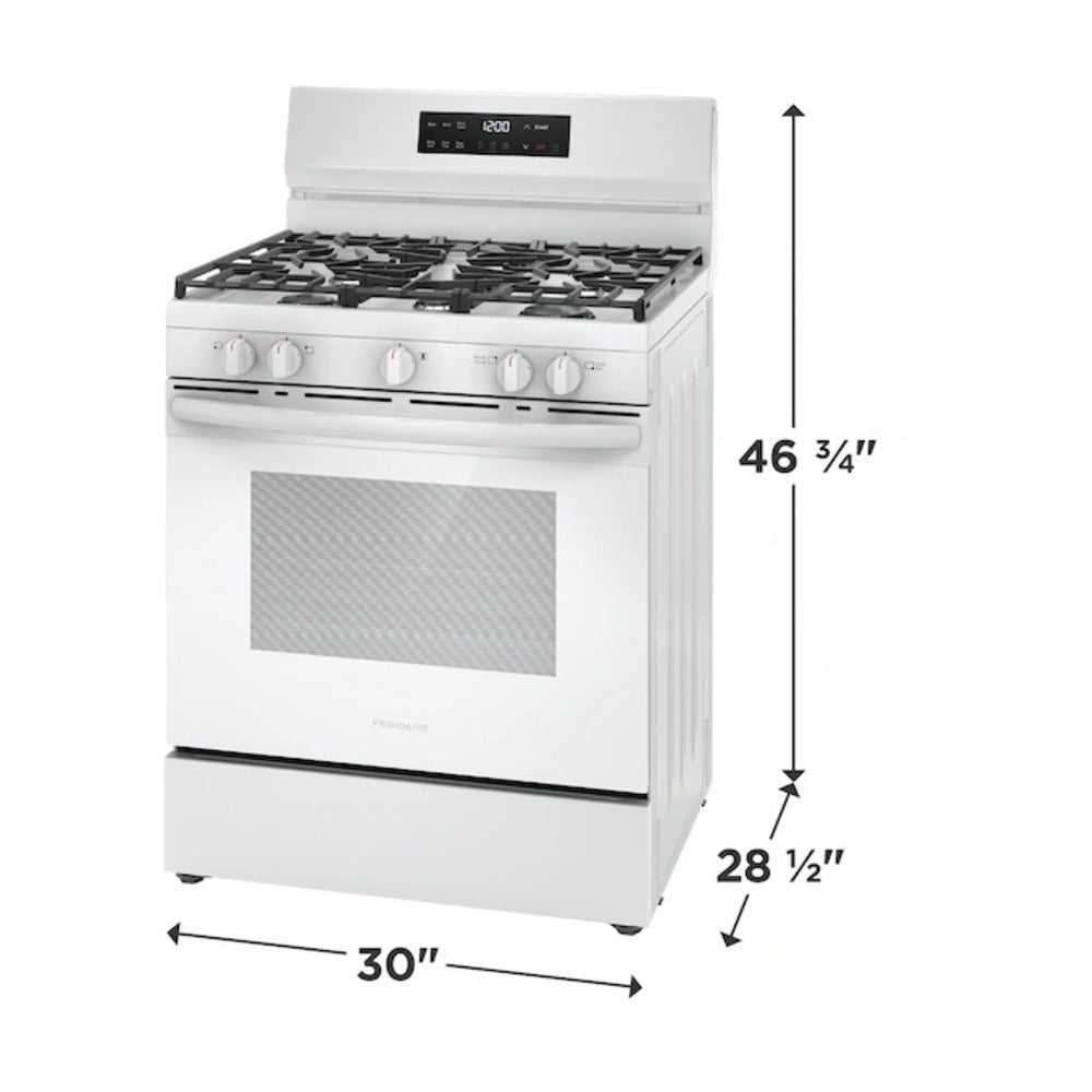 Frigidaire 30" Gas Range with Quick Boil
