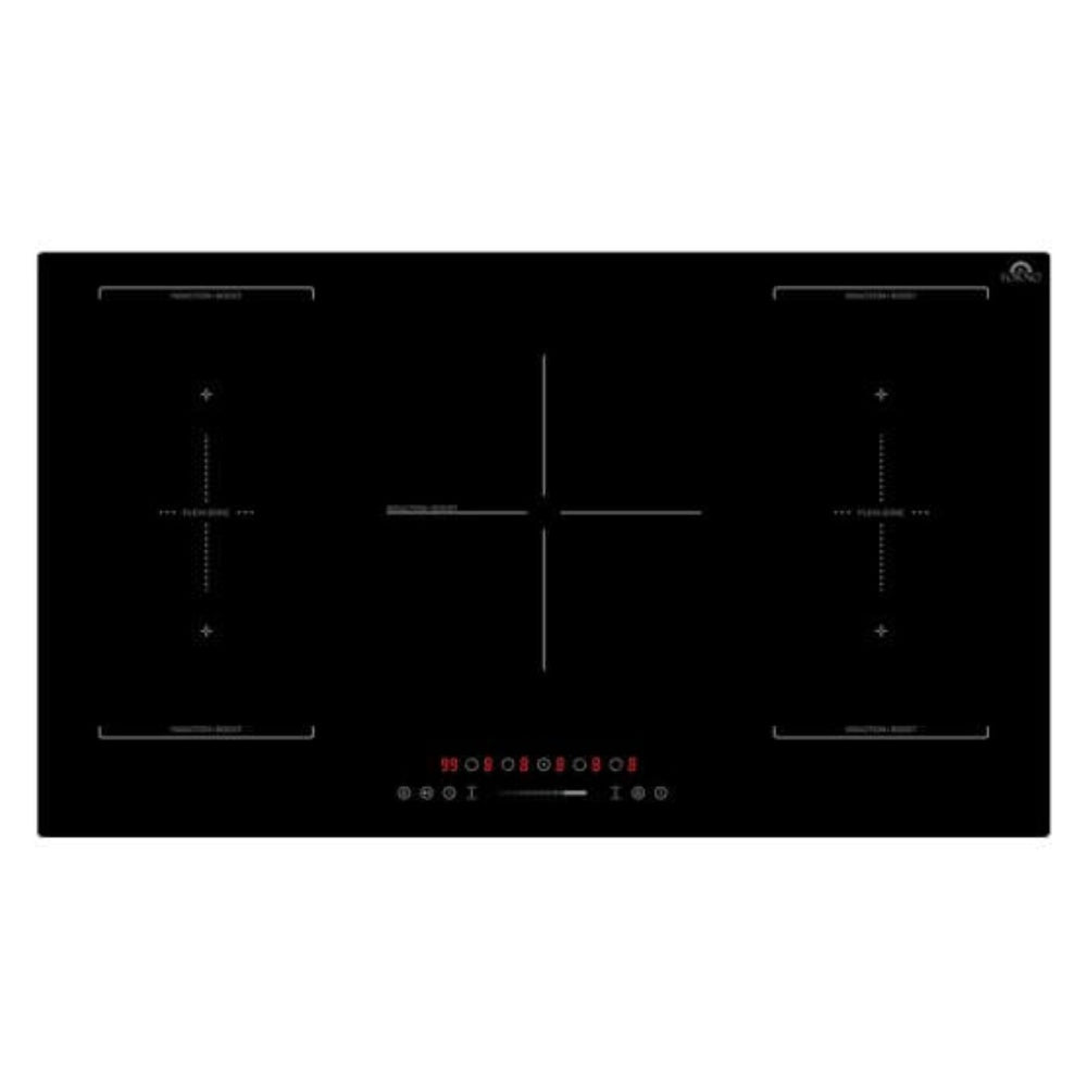 Forno 36IN INDUCT COOKTOP 5 ZONES 2 FLEXZONE 10200W TOUCH CONTROL 9 PWR LEVEL BOOST TI