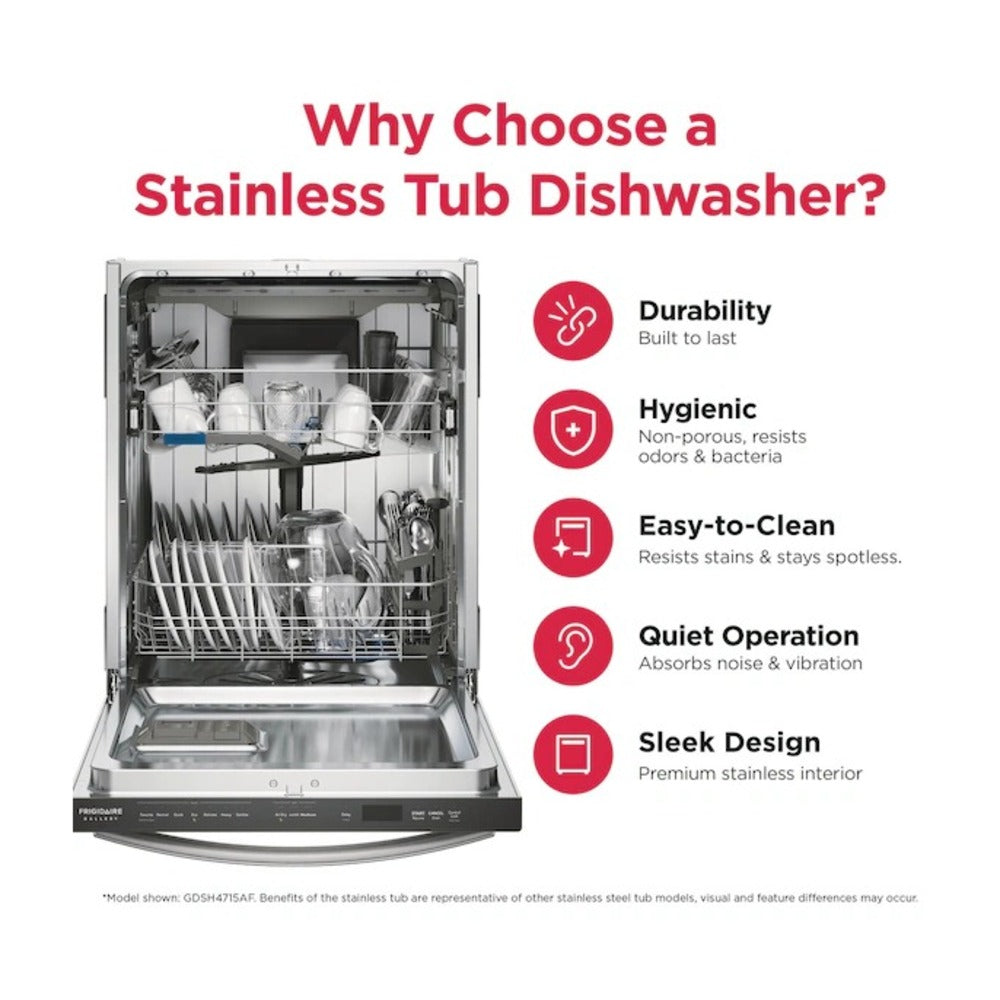 Frigidaire 24" Built-In Dishwasher with EvenDry™ System
