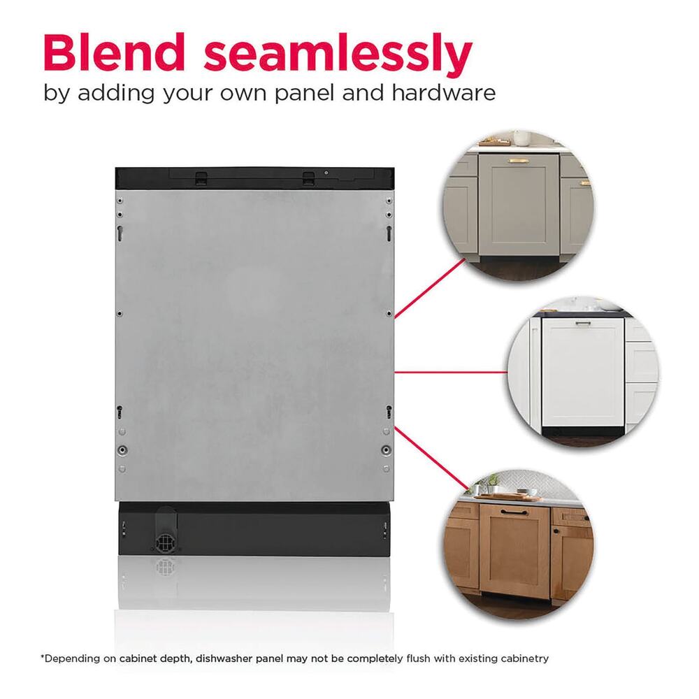 Frigidaire 24" Panel Ready Built-In Dishwasher