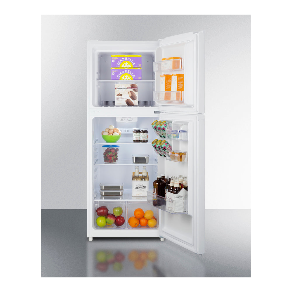 Summit 24" Wide Top Mount Refrigerator-freezer