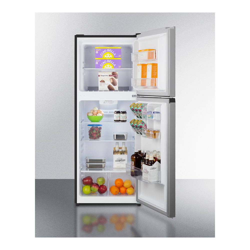 Summit 24" Wide Top Mount Refrigerator-freezer