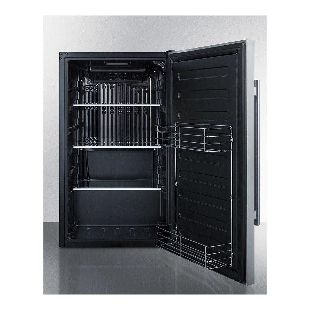 Summit Shallow Depth Built-in All-refrigerator, ADA Compliant