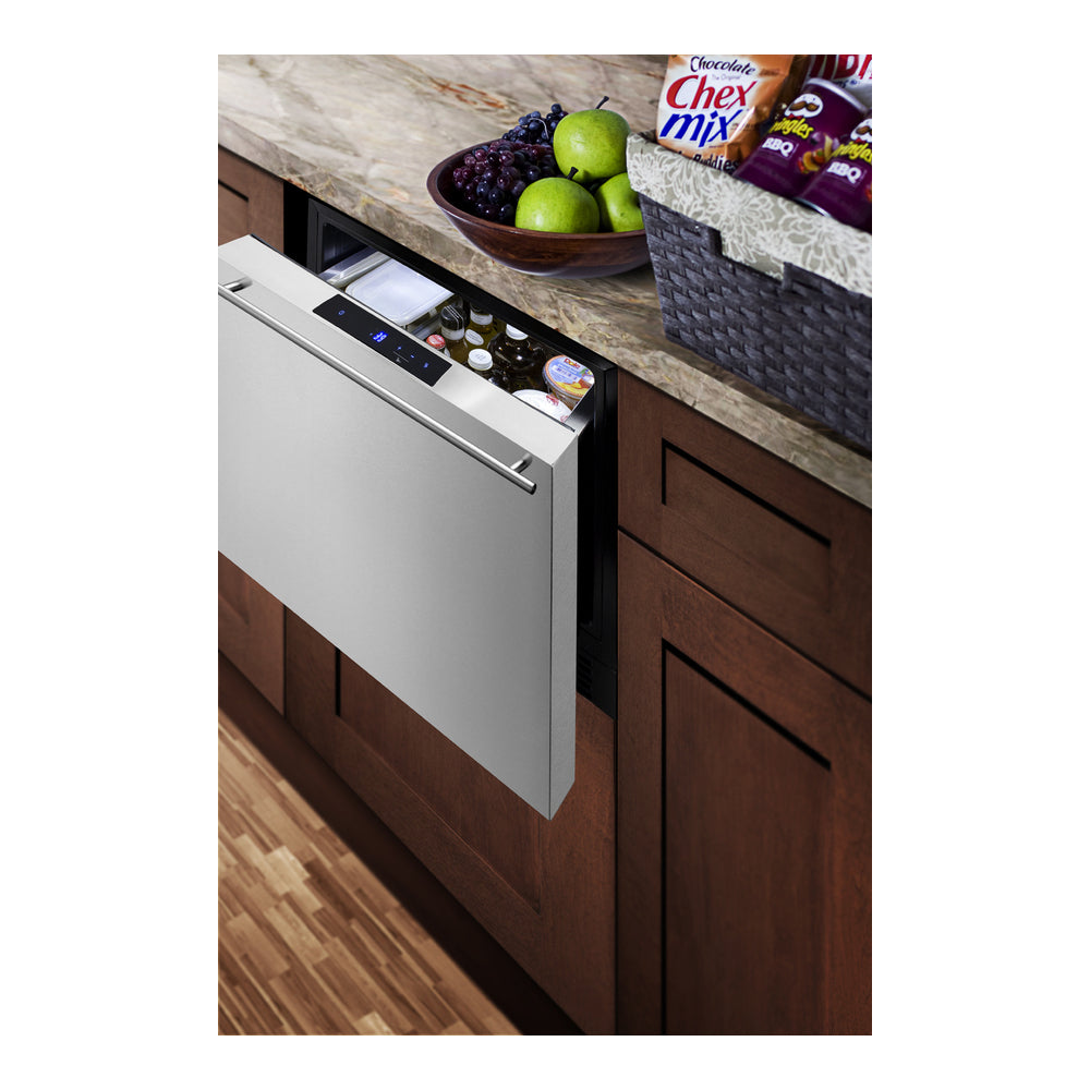 Summit 21.5" Wide Built-in Drawer Refrigerator