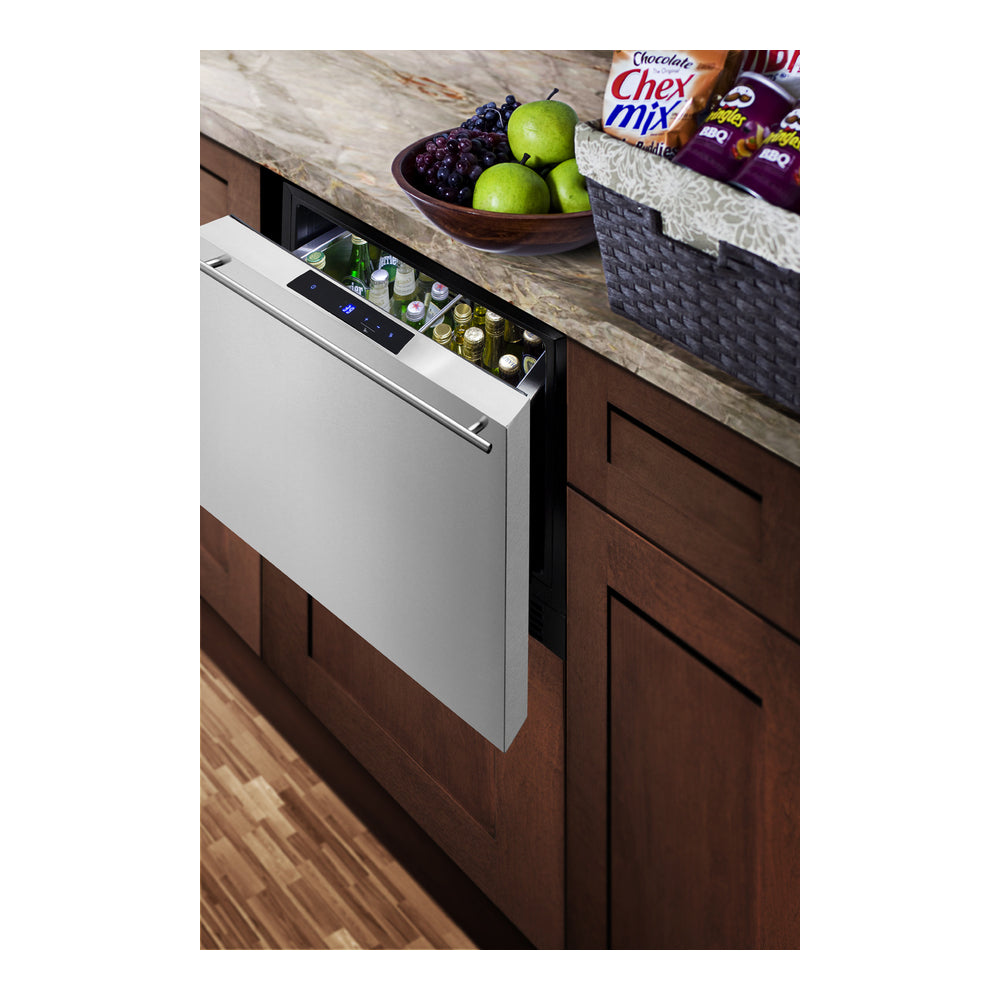 Summit 21.5" Wide Built-in Drawer Refrigerator