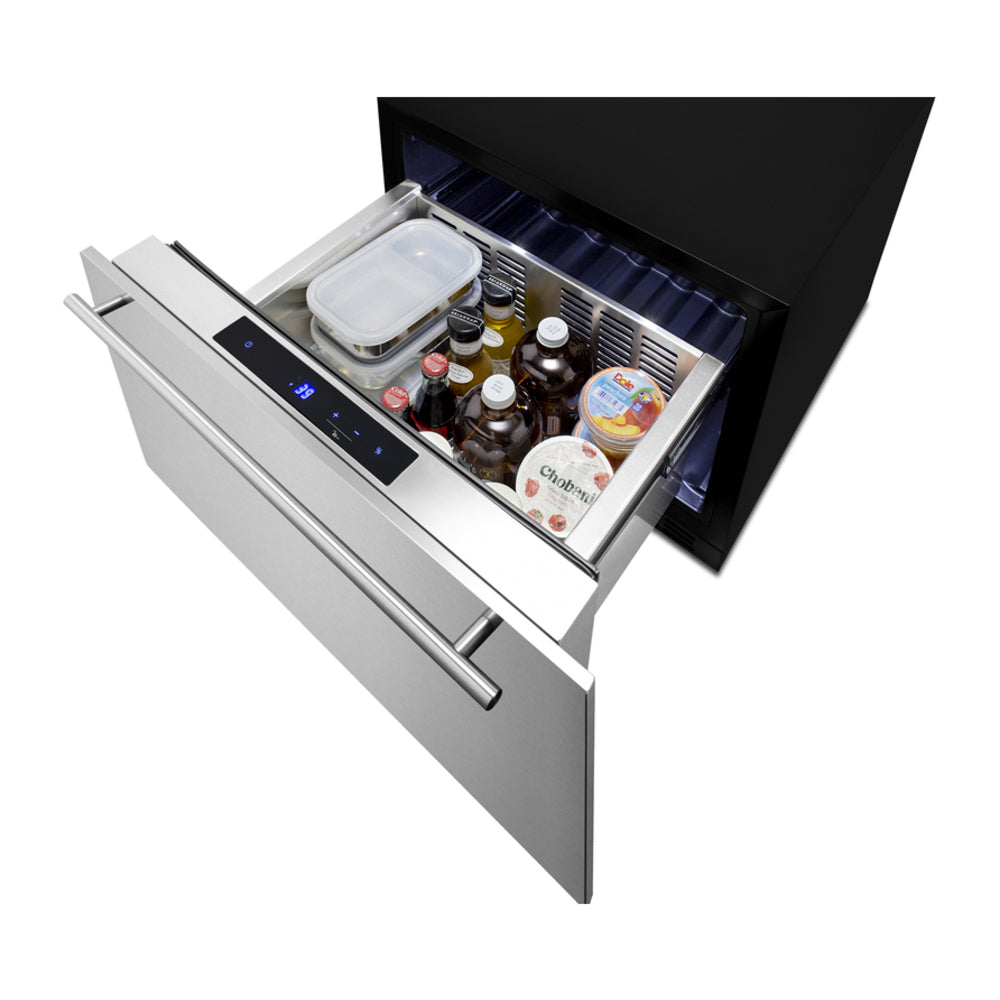 Summit 24" Wide Built-in Drawer Refrigerator