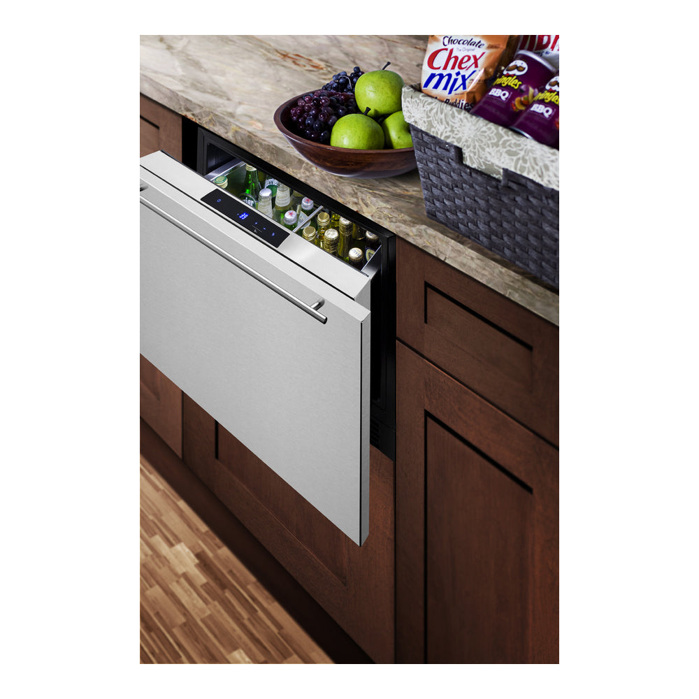 Summit 24" Wide Built-in Drawer Refrigerator